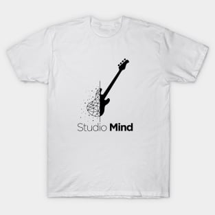 Studio Mind, Guitar Black T-Shirt